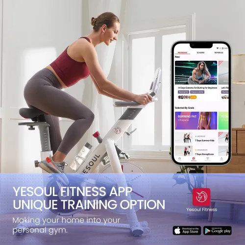 Велотренажер DFC Yesoul Smart M1 BLACK с пульсометром