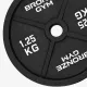 Диск олимпийский BRONZE GYM чугунный 1,25 кг